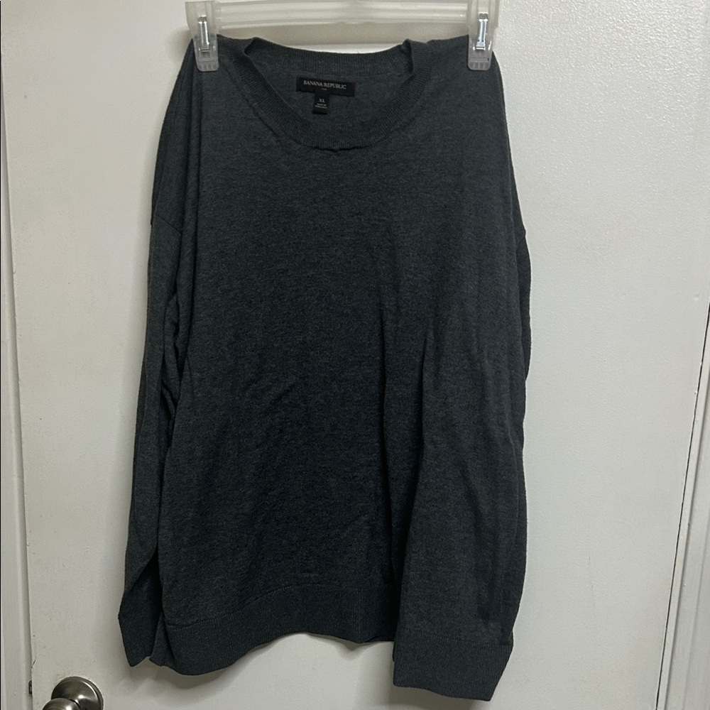 Banana Republic Dark Gray Long Sleeve Tee
